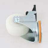 Max PP Swivel Wheel Dual Brake Double Bearing Industrial Caster Wheel 3Inch