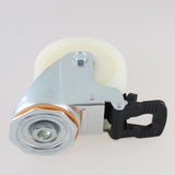 Max PP Swivel Wheel Dual Brake Double Bearing Industrial Caster Wheel 4Inch