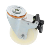 Max PP Swivel Wheel Dual Brake Double Bearing Industrial Caster Wheel 5Inch