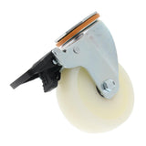 Max PP Swivel Wheel Dual Brake Double Bearing Industrial Caster Wheel 5Inch