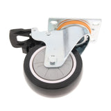 Max 4 inch PU Universal Casters Wheels with Brake for Home Office Chair 02