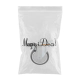 Max 5'' PU Flat Swivel Wheel Dual Brake Single Bearing Industrial Caster White