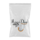 Max PU Screw Wheel Dual Brake Single Bearing Industrial Caster White 2.5Inch