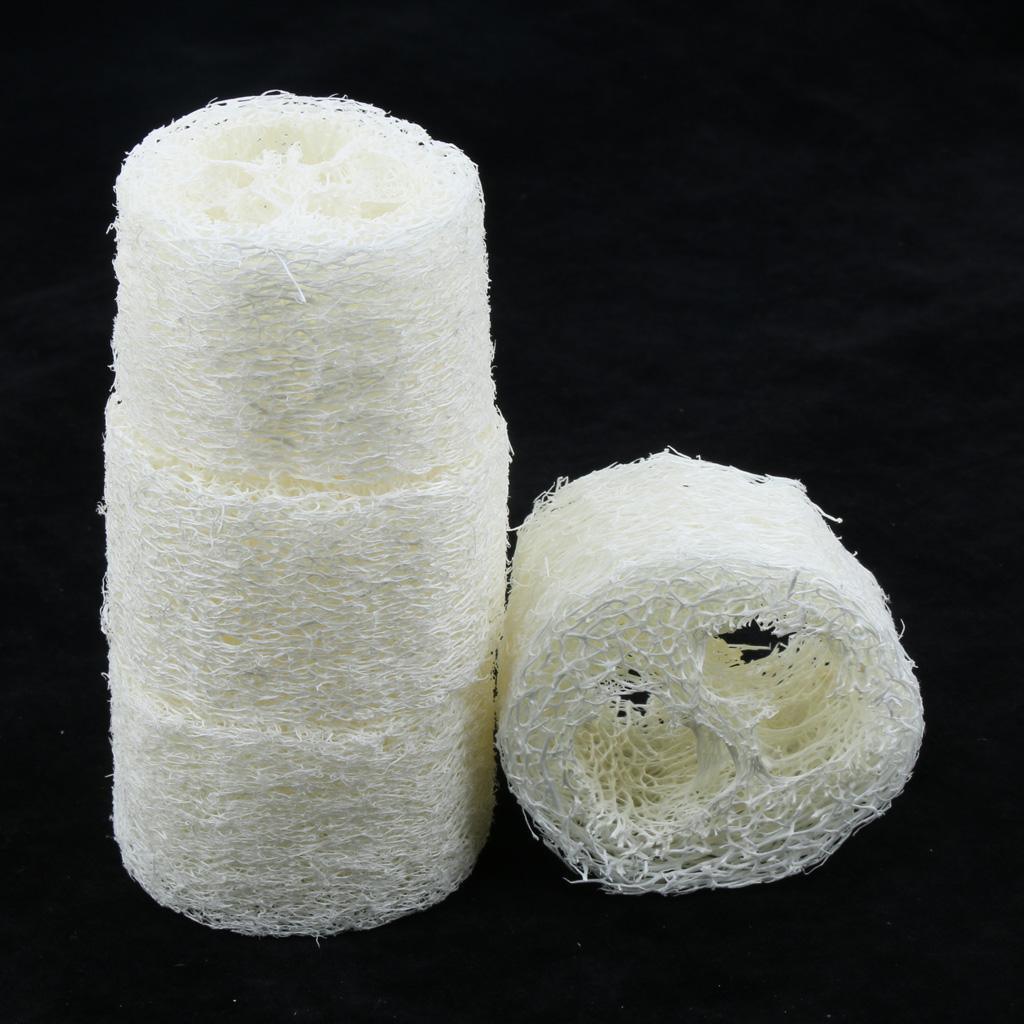 4 Pieces Bathroom Kitchen Loofah Soap Dishes Boxes Holders Sponge Containers