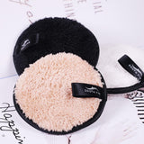 Maxbell Reusable Makeup Remover Pads Cosmetic Facial Cleansing Puff Sponges Black