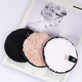 Maxbell Reusable Makeup Remover Pads Cosmetic Facial Cleansing Puff Sponges Black