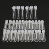 Maxbell 30 Mini Empty Perfume Trial Bottle Sample Vial Essential Oil Jar Canning 1ml