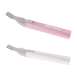 Max Women Electric Eyebrow Trimmer Shaver Facial Hair Remover Epilator Sliver