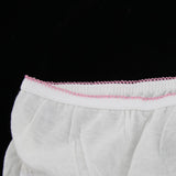Maxbell 5 Pieces Women Disposable Cotton Large Underwear Travel Panties White XXXL