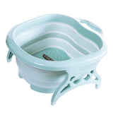 Maxbell Home Foldable Foot Bath Basin Plastic Footbath Massage Soaking Bucket Green