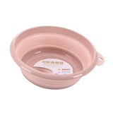 Maxbell Portable Folding Washbasin Outdoor Collapsible Dish Tub Bucket Pink