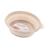 Maxbell Portable Folding Washbasin Outdoor Collapsible Dish Tub Bucket Faint Yellow
