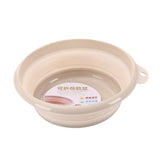 Maxbell Portable Folding Washbasin Outdoor Collapsible Dish Tub Bucket Faint Yellow