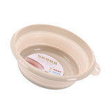 Maxbell Portable Folding Washbasin Outdoor Collapsible Dish Tub Bucket Faint Yellow