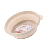 Maxbell Portable Folding Washbasin Outdoor Collapsible Dish Tub Bucket Faint Yellow