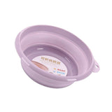 Maxbell Portable Plastic Foldable Washbasin For Face Wash/Foot-soaking Purple