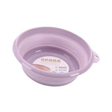 Maxbell Portable Plastic Foldable Washbasin For Face Wash/Foot-soaking Purple