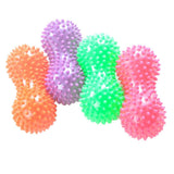 Max PVC Hollow Peanut Massage Ball Hand Grip Ball Stress Reliever Ball Blue - Aladdin Shoppers