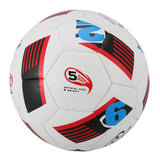 Max Football Soccer Ball Size 5 Standard PU Indoor Outdoor Training Balls  Red