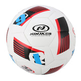 Max Football Soccer Ball Size 5 Standard PU Indoor Outdoor Training Balls  Red