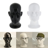 Maxbell Mannequin Head Wig Hat Sunglasses Jewelry Glasses Display Model Holder Black