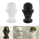 Maxbell Mannequin Head Wig Hat Sunglasses Jewelry Glasses Display Model Holder Black