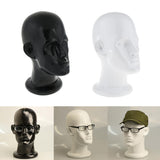 Maxbell Mannequin Head Wig Hat Sunglasses Jewelry Glasses Display Model Holder Black