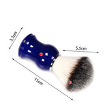 Max Resin Handle Men's Mustache Shaving Brush Beard Grooming Tool for Home Salon