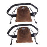 Max 2 Pieces Scald Proof Moxa Heat Pack Pockets for Copper Moxibustion Boxes