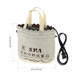 Maxbell Hot Stone Heater SPA Massage Hot Stone Warmer Heat Bag for Body Relax USPlug