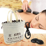 Maxbell Hot Stone Heater SPA Massage Hot Stone Warmer Heat Bag for Body Relax USPlug