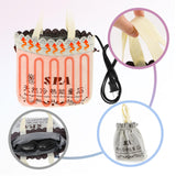 Maxbell Hot Stone Heater SPA Massage Hot Stone Warmer Heat Bag for Body Relax USPlug