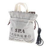 Maxbell Hot Stone Heater SPA Massage Hot Stone Warmer Heat Bag for Body Relax USPlug