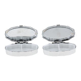 Maxbell 2 PCS Mini Travel Metal Pill Box Medicine Organizer Container Storage Box 02