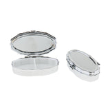 Maxbell 2 PCS Mini Travel Metal Pill Box Medicine Organizer Container Storage Box 02