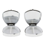 Maxbell 2 PCS Mini Travel Metal Pill Box Medicine Organizer Container Storage Box 03