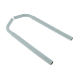 Maxbell 2pcs Silicone Flexible Reusable Straight Bendy Drinking Straws Gray