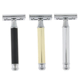 Max Men Long Handle Double Edge Safety Shaving Razor Beard Grooming Tool Sliver