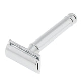 Max Men Long Handle Double Edge Safety Shaving Razor Beard Grooming Tool Sliver