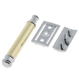 Max Men Long Handle Double Edge Safety Shaving Razor Beard Grooming Tool Gold
