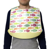 Maxbell Reusable Washable Waterproof Adult Bib Clothing Eating Mealtime Protector S