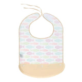 Maxbell Reusable Washable Waterproof Adult Bib Clothing Eating Mealtime Protector S