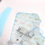 Maxbell Elderly Adults TPU Dining Clothing Protector Waterproof Eating Bib Apron M