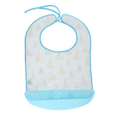 Maxbell Elderly Adults TPU Dining Clothing Protector Waterproof Eating Bib Apron M