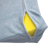 Maxbell 3pcs Bed Wedge Pillow Elevation Cushion Lumbar Knee Support Pad Set Blue