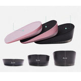 Max Silicone Height Increase Insoles Elevator Shoes Insole For Men Women 1.5cm