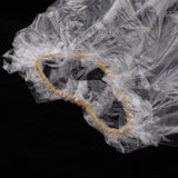 Maxbell 2 Pairs Clear Plastic Disposable Long Arm Gloves For Women Men Waterproof