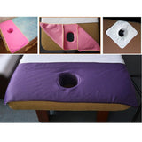 Max Reusable Massage Bed Tattoo Table Sheet Pad Mat With Face Hole Purple