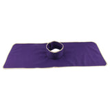 Max Reusable Massage Bed Tattoo Table Sheet Pad Mat With Face Hole Purple