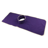 Max Reusable Massage Bed Tattoo Table Sheet Pad Mat With Face Hole Purple